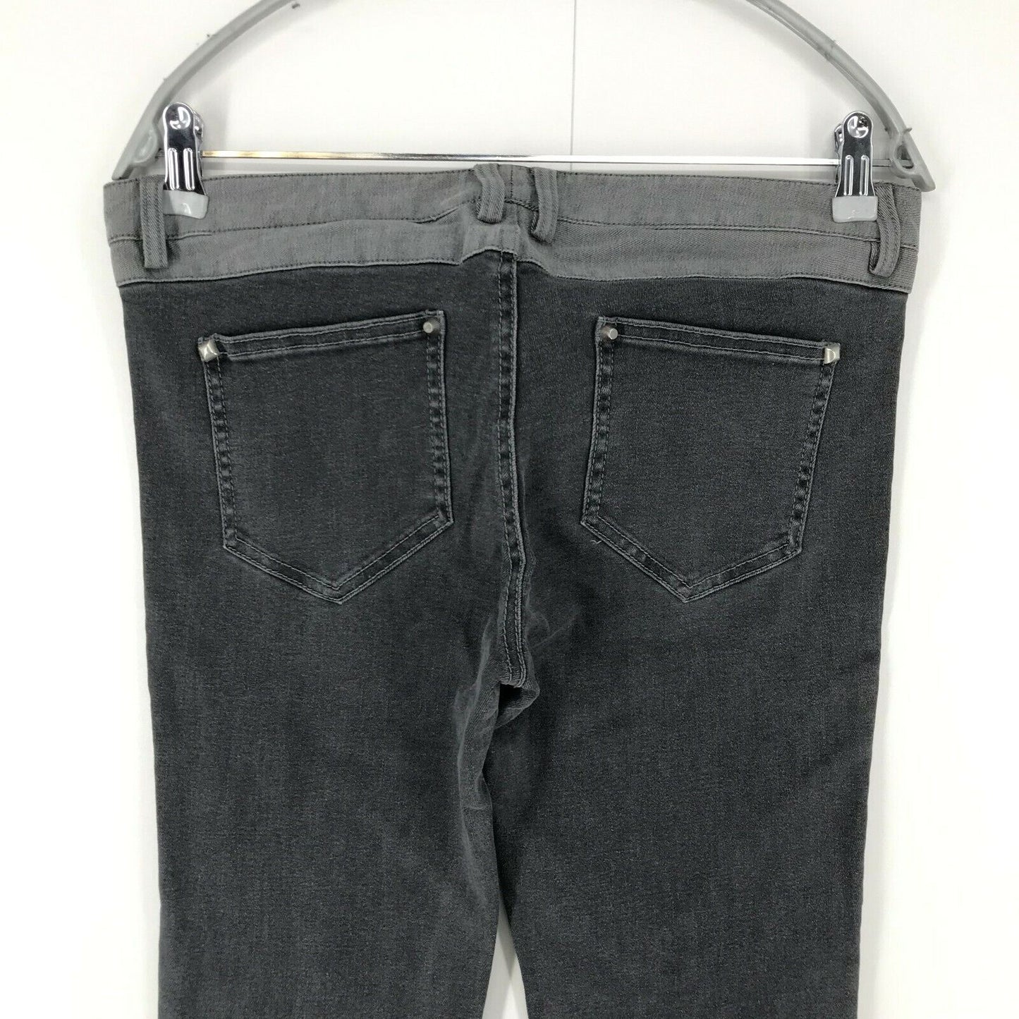 LAK Damen Jeans im Skinny Fit, Grau, Größe W29