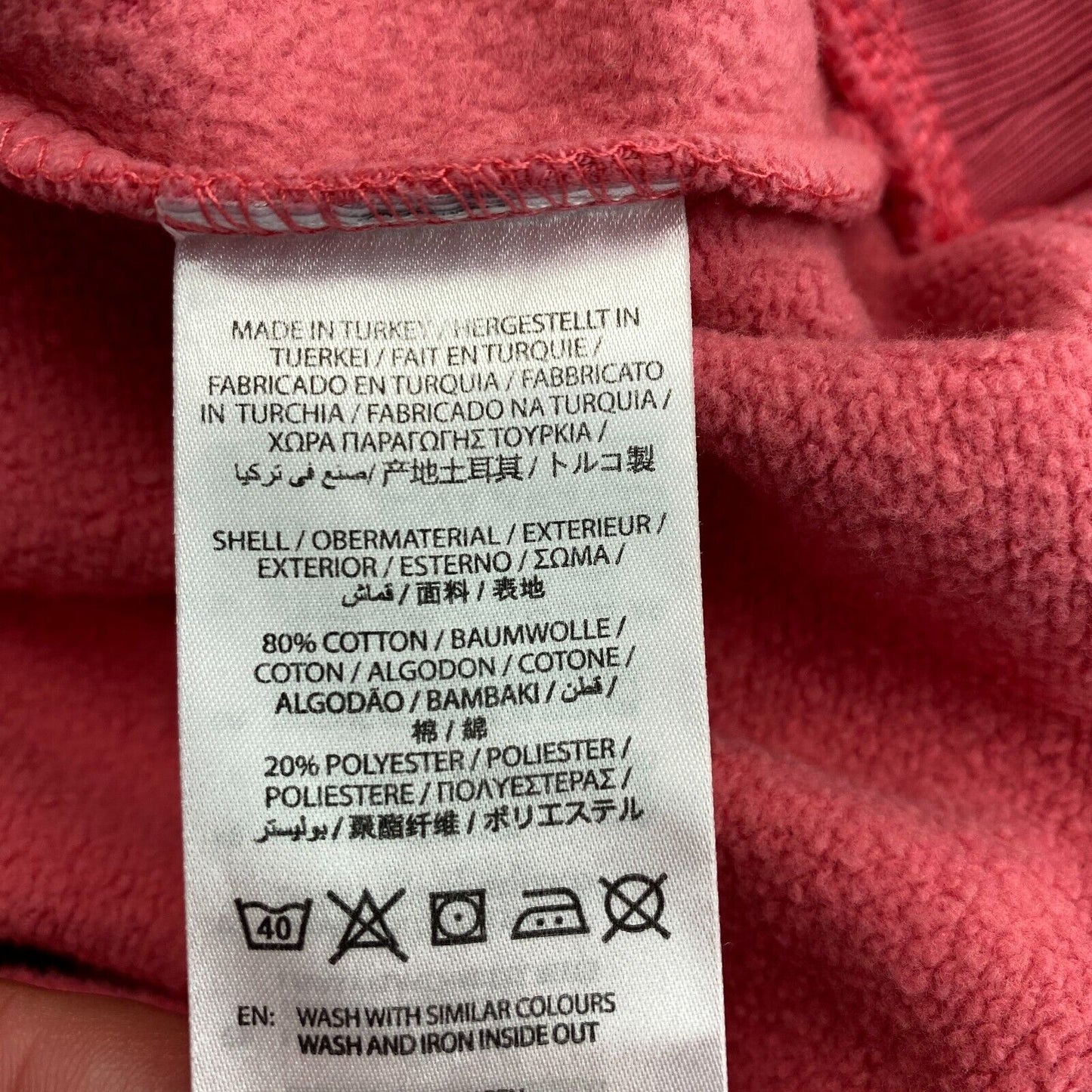 GANT Pullover mit Rundhalsausschnitt und Logo in Rosa, Größe S