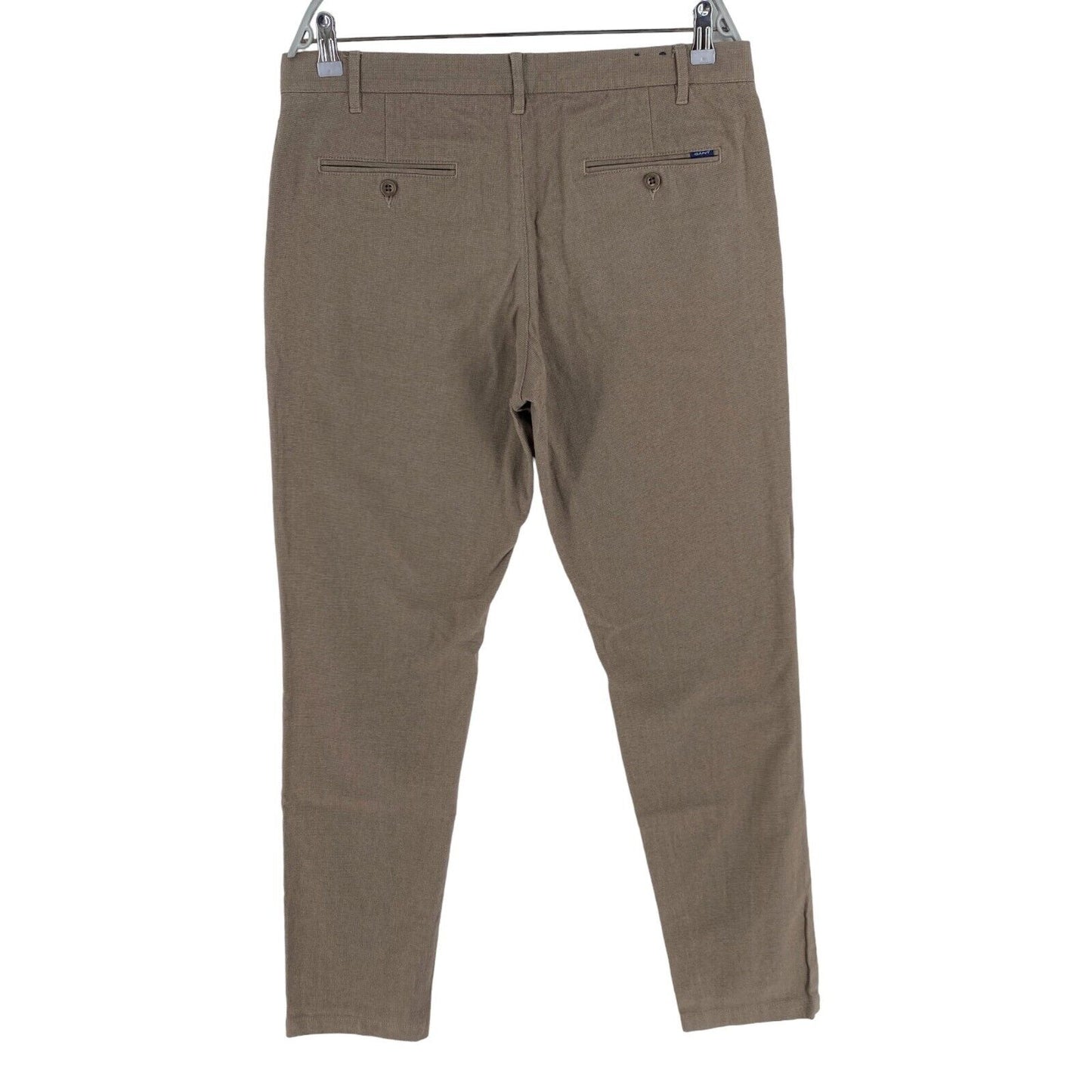 GANT Braune Hallden Slim Fit Chinohose Hose Größe EU 50 UK/US 40