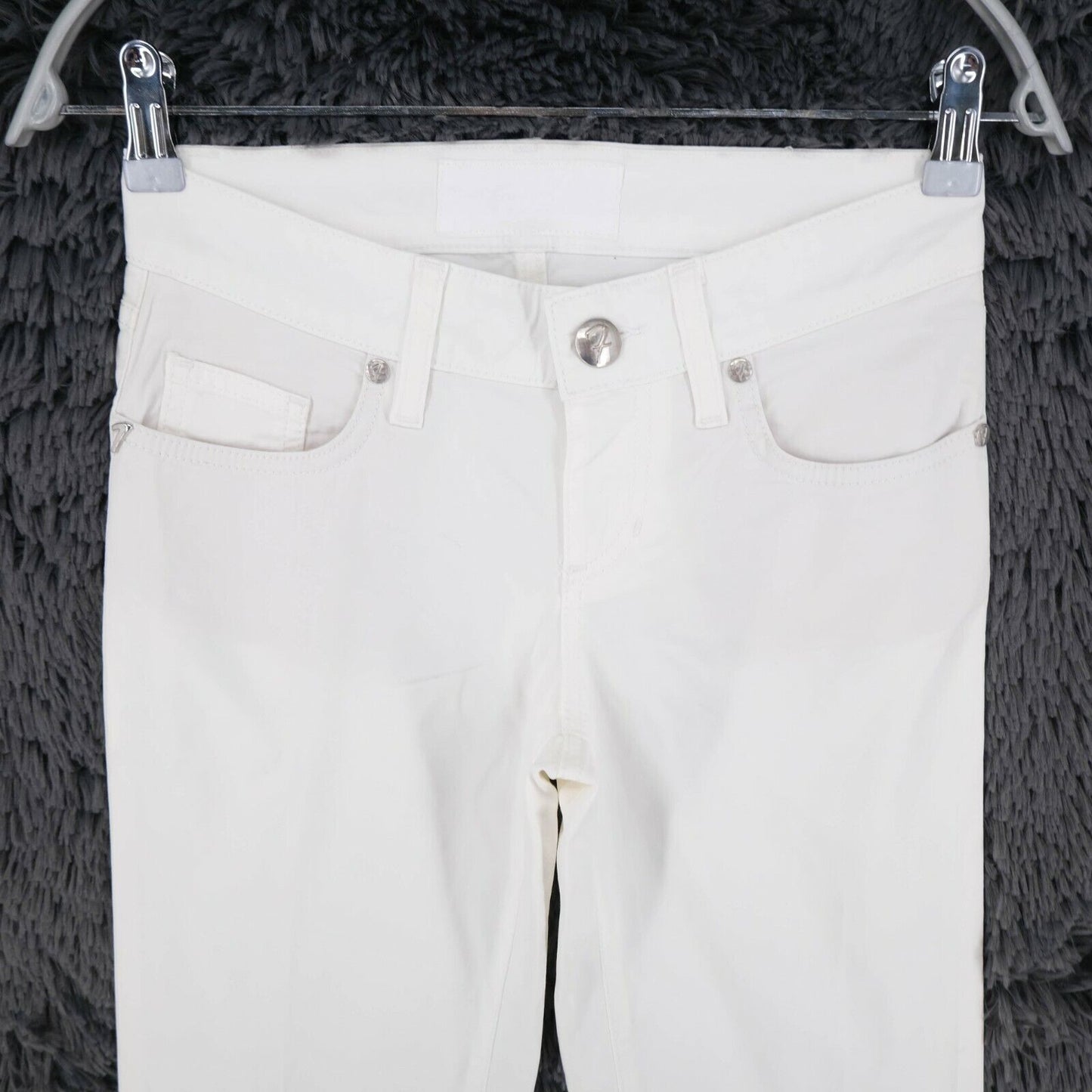 RRP €237 Seven7 White Straight Jeans Size 25