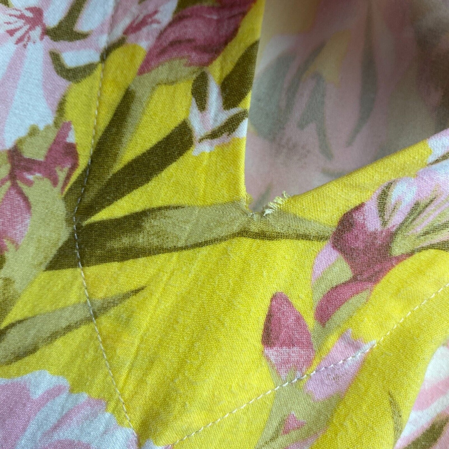 GANT Women Yellow Relaxed Iris Print Caftan Dress Size EU 32 UK 4 US 2