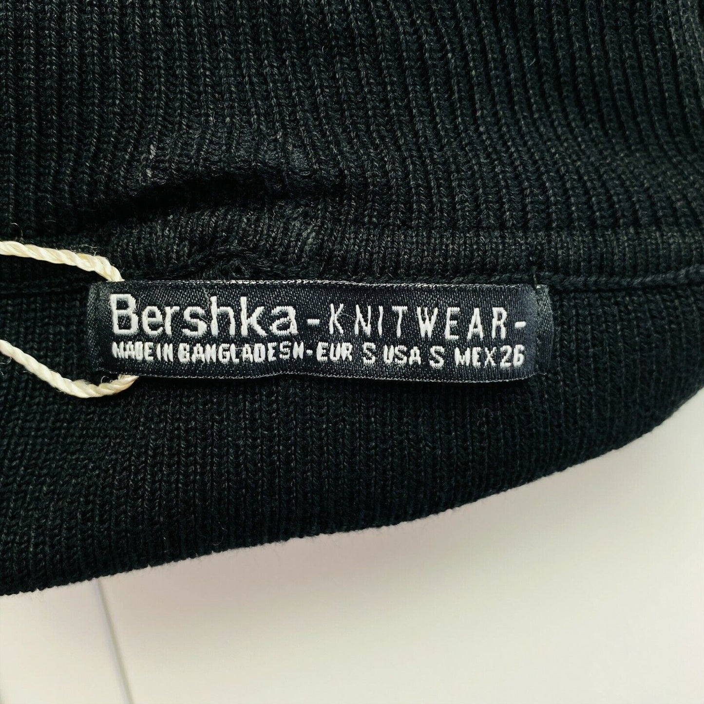 BERSHKA Black Turtle Neck Sweater Size S