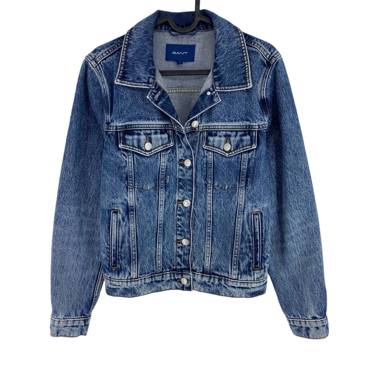 GANT Blue Denim Jacket Coat Size S