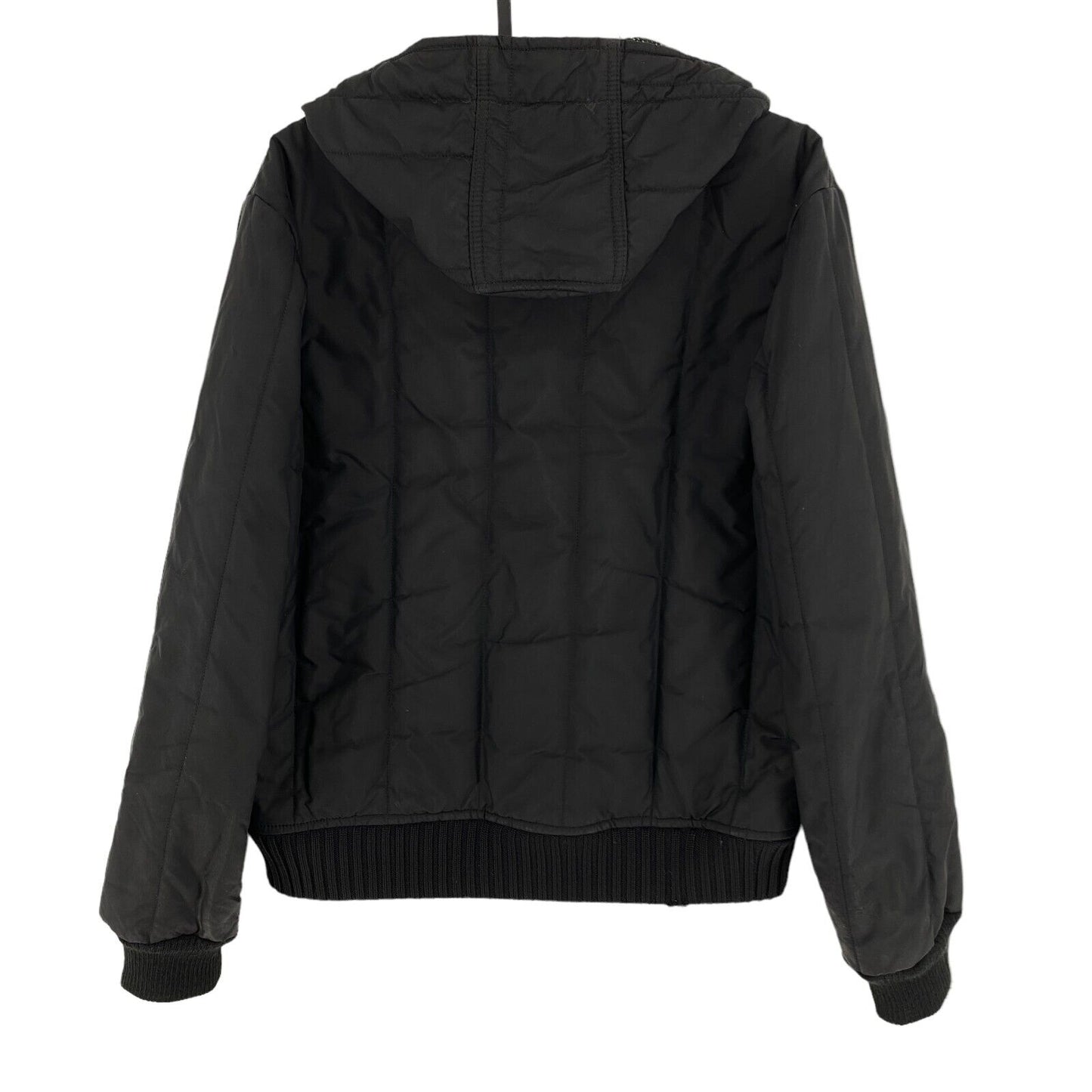 RefrigiWear Veste bomber rembourrée à capuche noire Taille XS