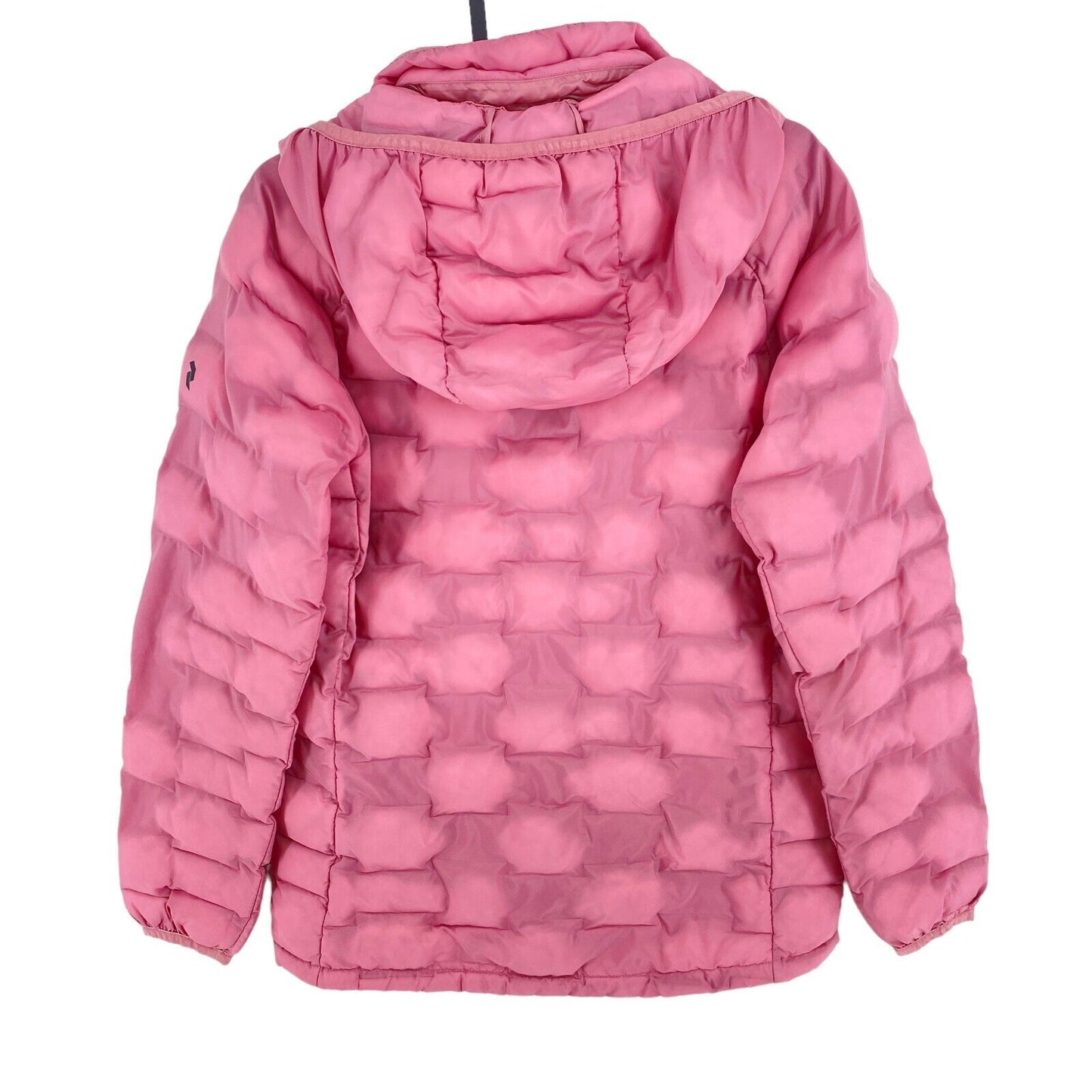 Peak Performance Pink Hooded Padded Jacket Coat Size 160 cm