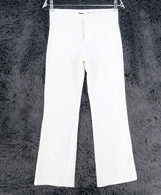 STEFANEL White Flare Pants Trousers Size EU 32 UK 2 US 0