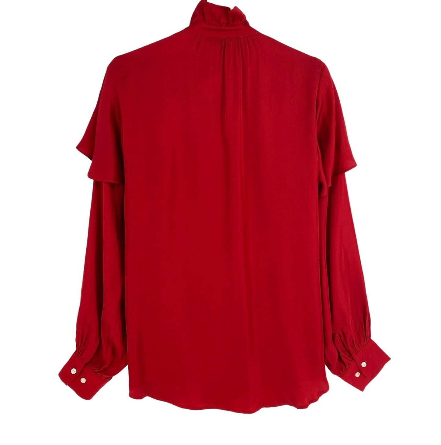 GANT Blouse à volants rouge Taille EU 36 UK 8 US 6