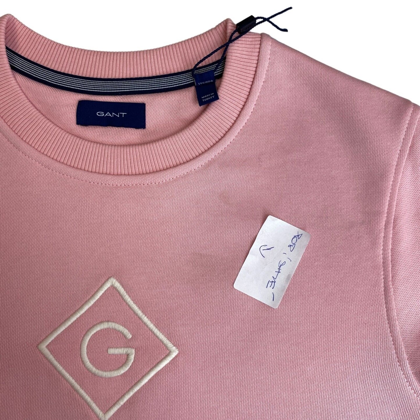 GANT Pink Lock Up Crew Neck Sweater Jumper Size XS