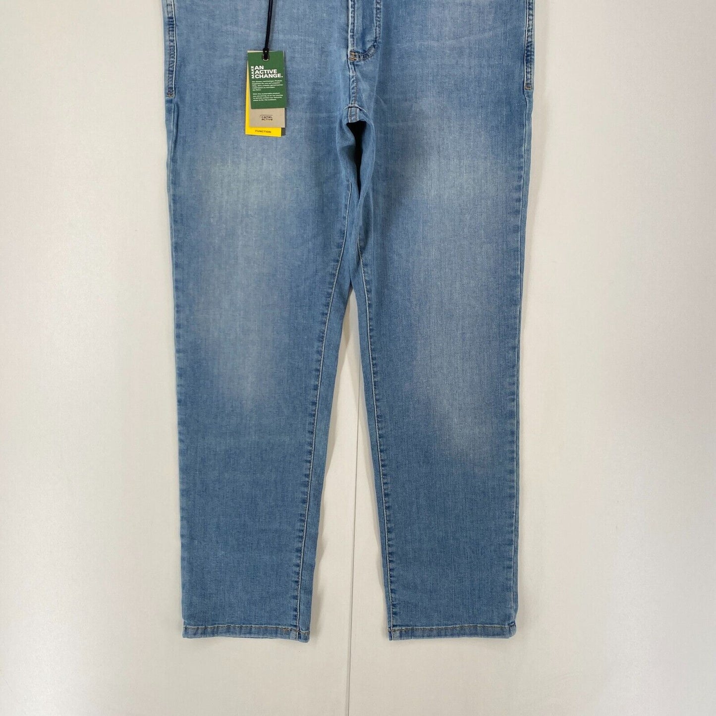 Camel Active HOUSTON Mens Blue Regular Straight Fit Jeans Size W33 L30