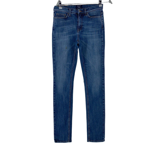 GANT KATE Damen Jeans mit hoher Taille und Stretch, Blau, Skinny Fit, Größe W27 L32