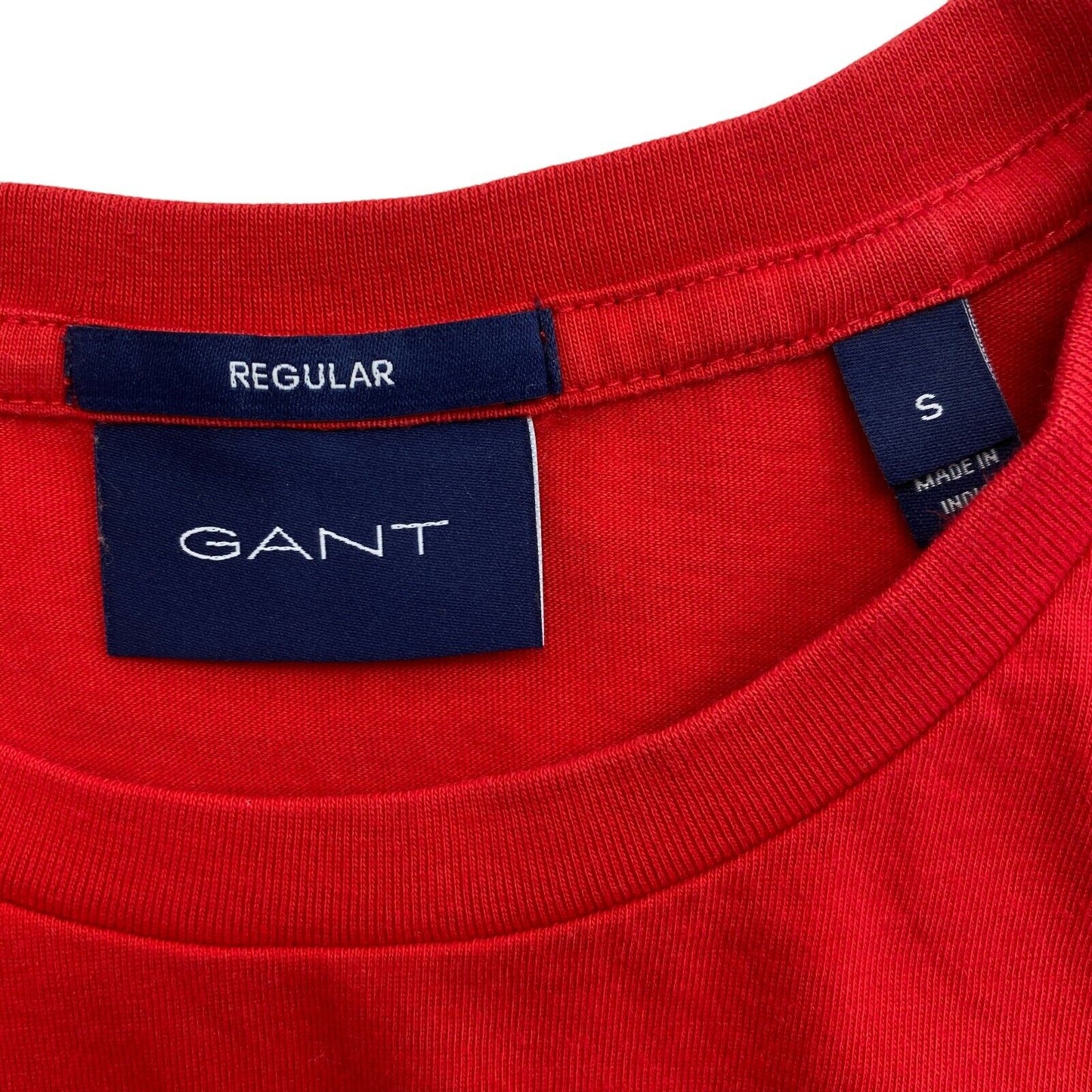 GANT Red Original Regular Crew Neck T Shirt Size S