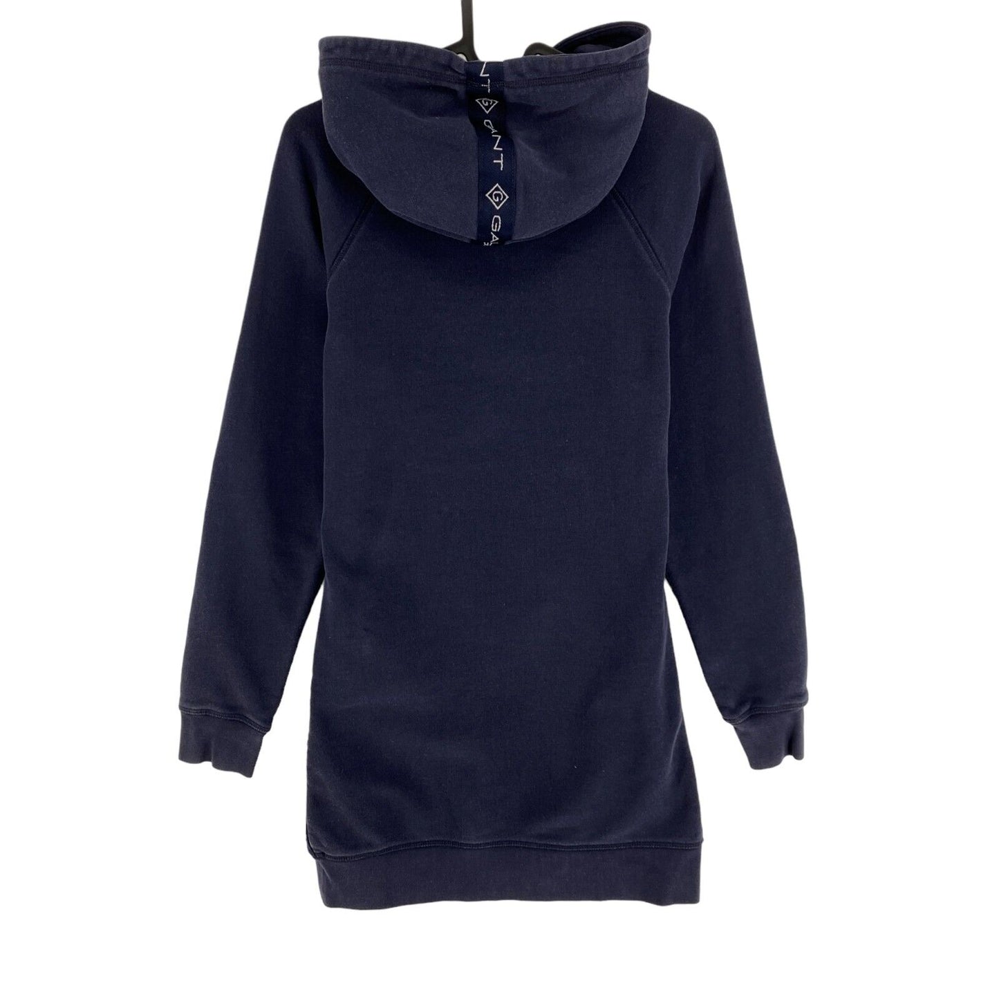 GANT Girls Navy Blue Lock Up Long Sleeves Hoodie Dress Size 15 Years 170 cm