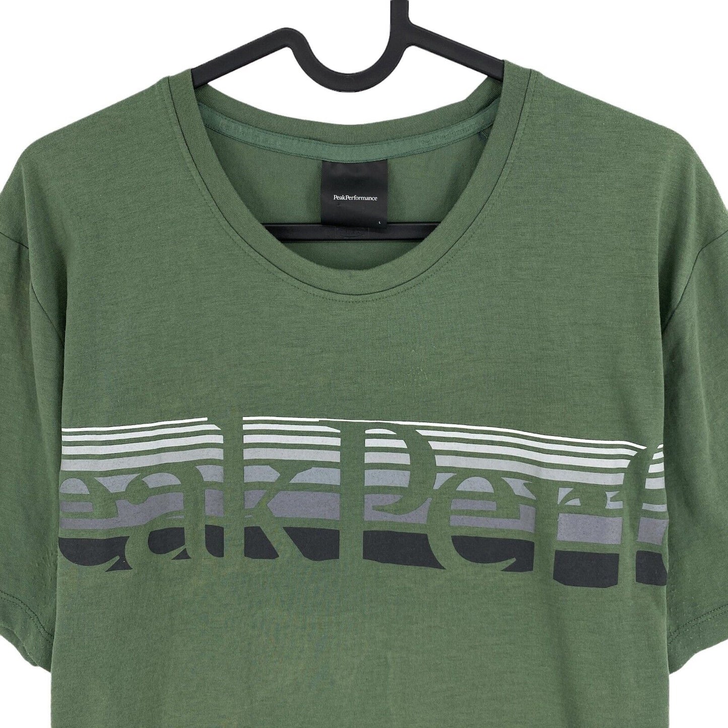 Peak Performance Green Explore Crew Neck T-Shirt Size L