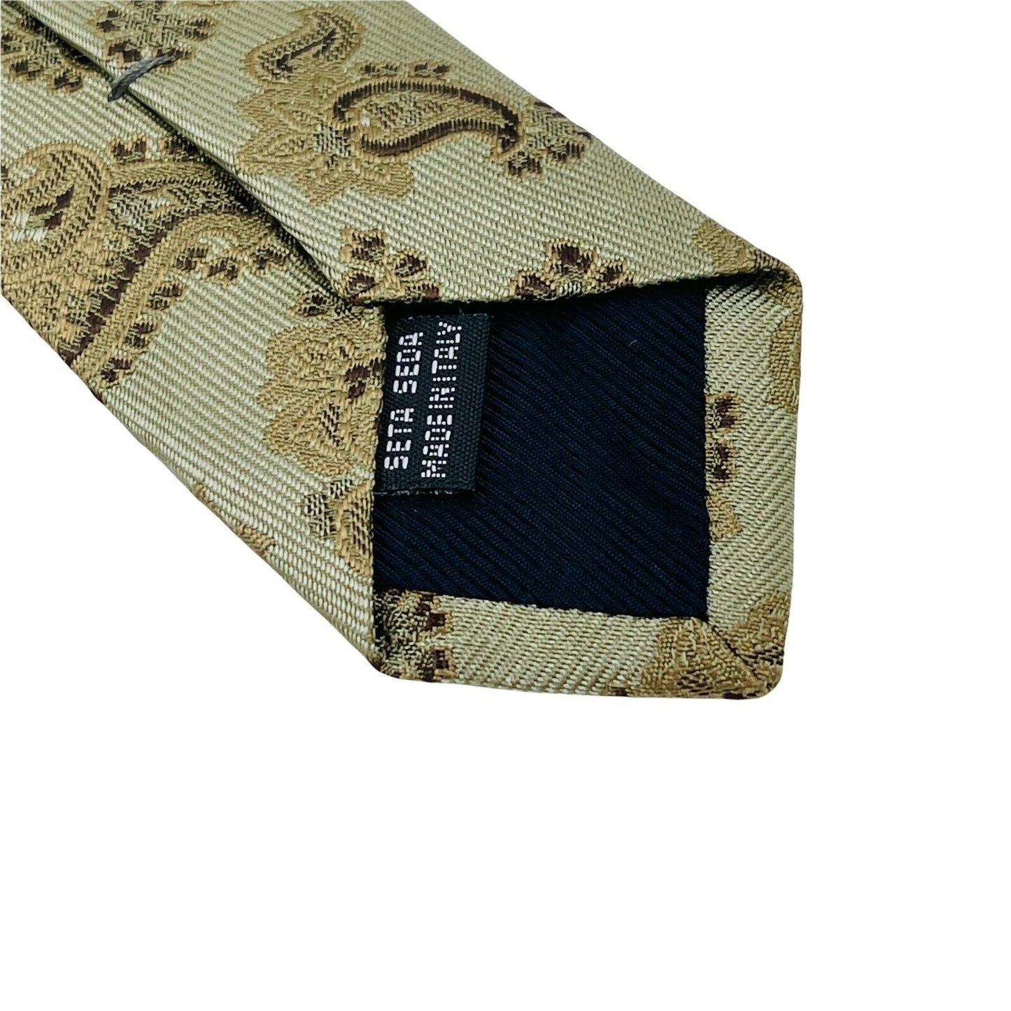 GANT Grey Ornamented 100% Silk Handsewn Tie Made in Italy