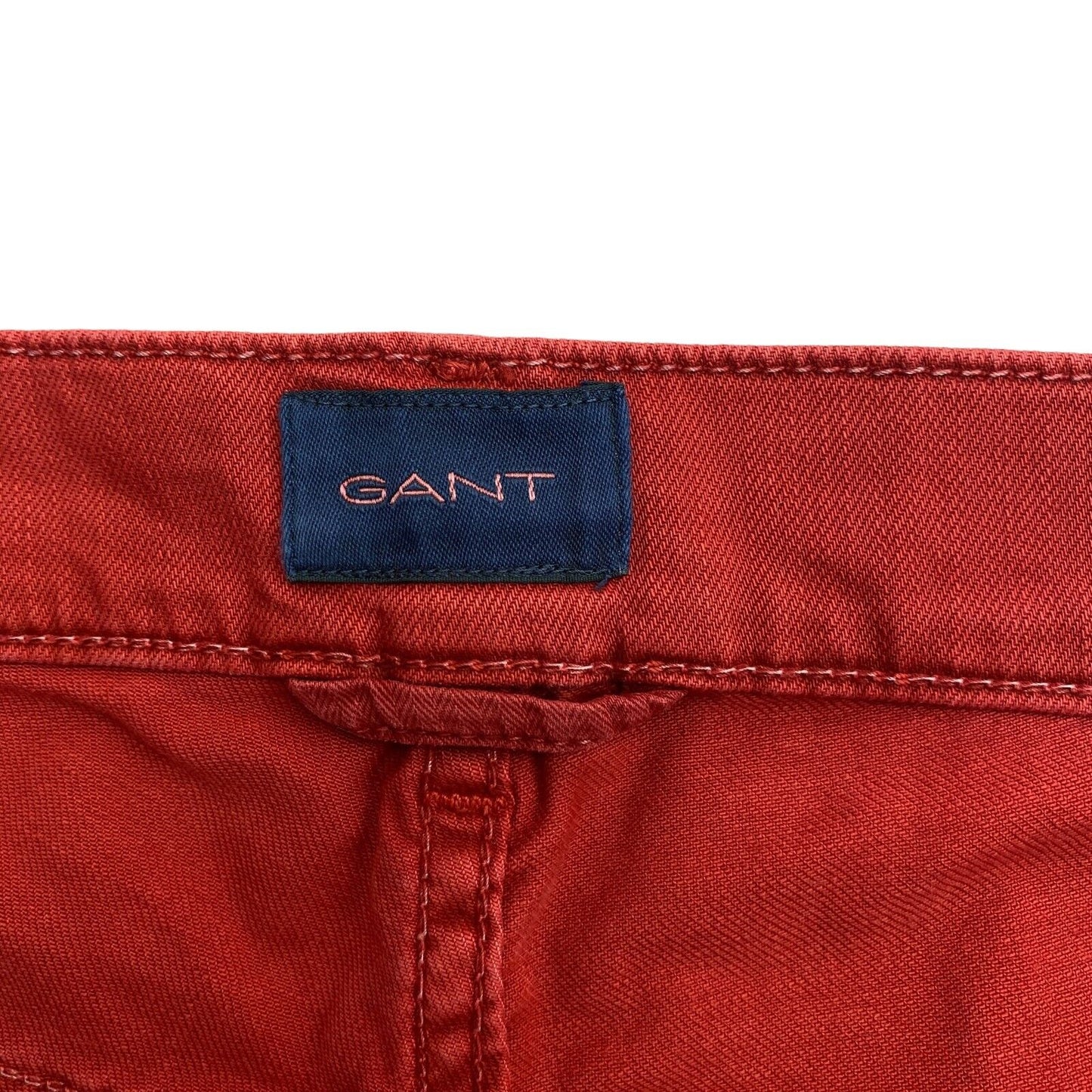 GANT Red Regular Denim Shorts W33