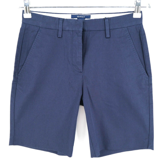 GANT Blue Satin Bermuda Shorts Size EU 34 UK 8 US 4