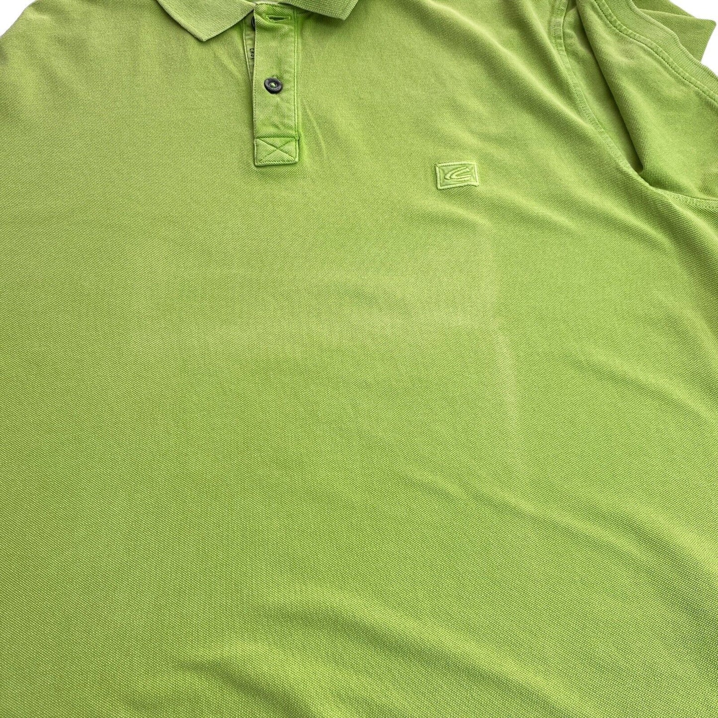 Camel Active Light Green Logo Pique Polo Taille 2XL XXL