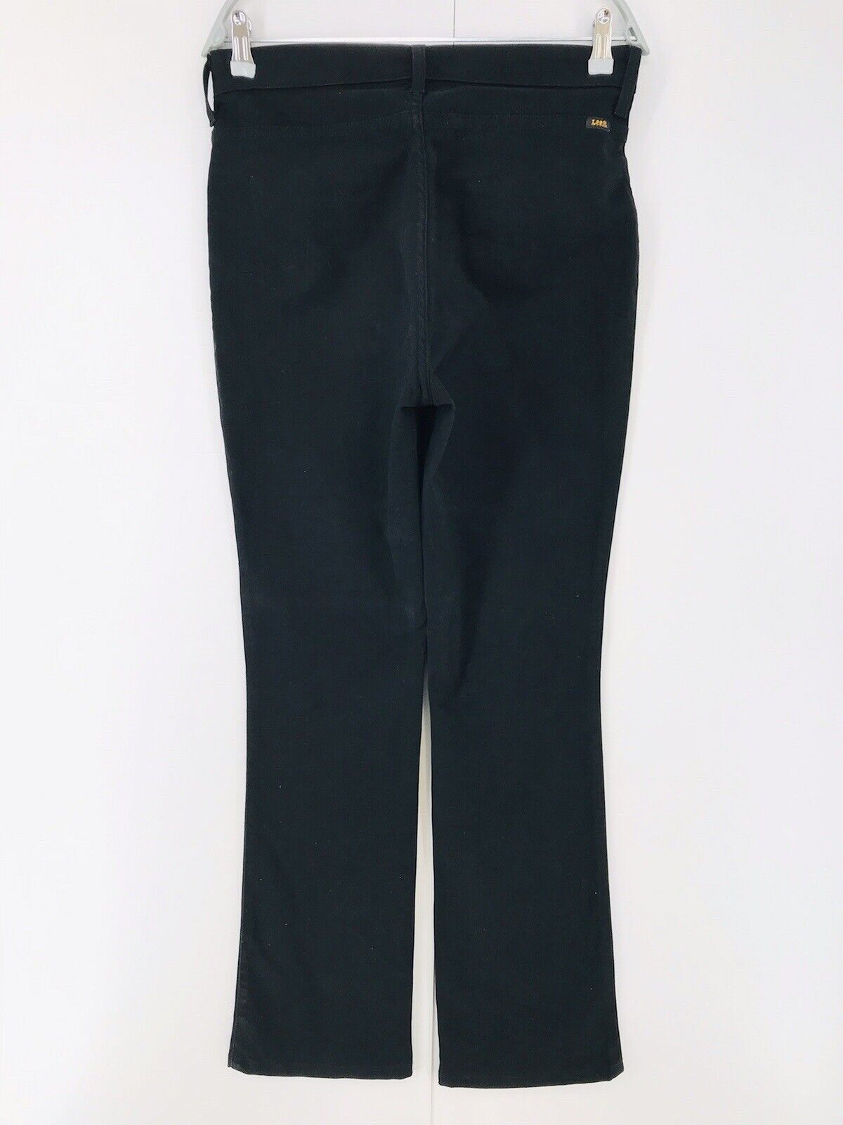 Lee WELT POCKET PANT Women Black Regular Bootcut Fit Trousers W33 L33