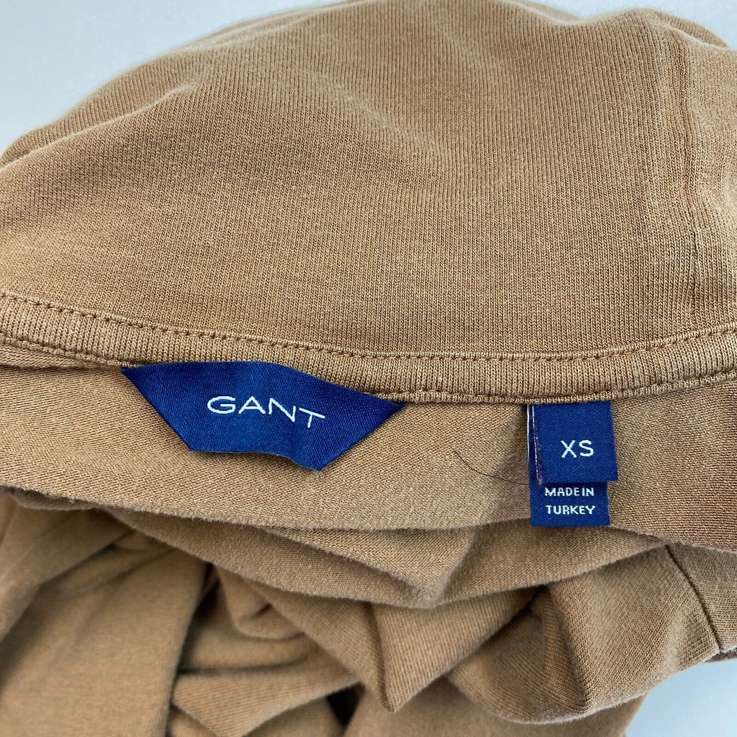 GANT Brown Roll Neck Long Sleeves T Shirt Size XS