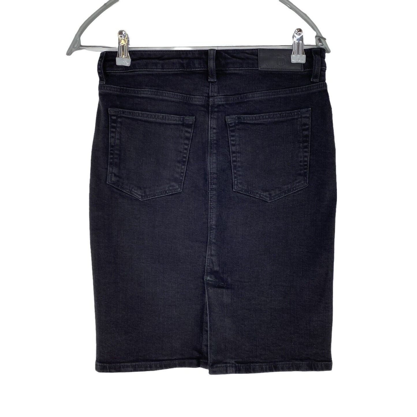 GANT Women Dark Grey Regular Fit Denim Skirt EUR 36 UK 10 US 6 W27