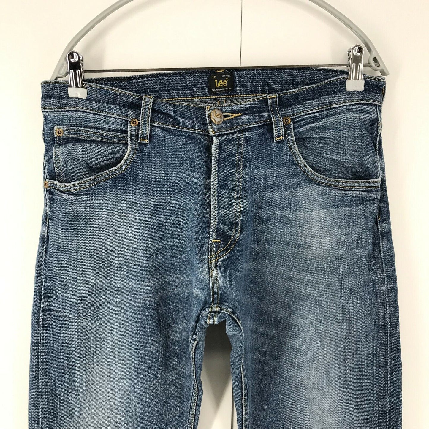 Lee CHASE Blue Relaxed Tapered Fit Jeans Size W32 L36