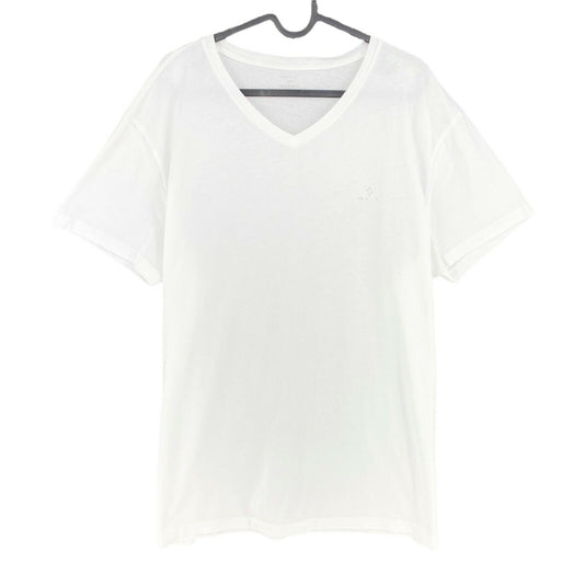 GANT White V Neck T Shirt Top Size 2XL XXL