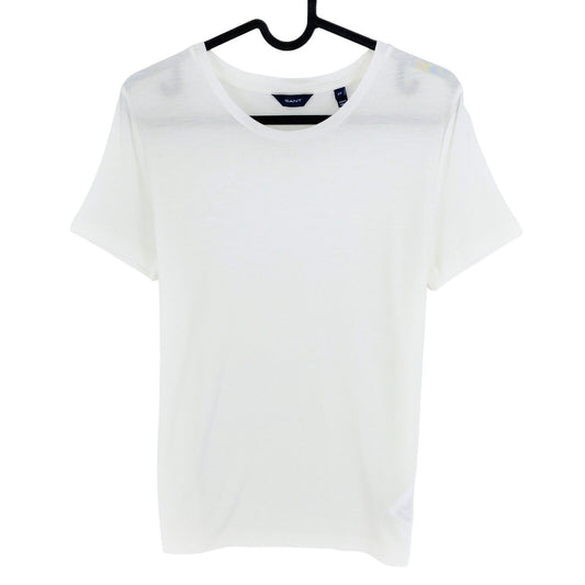 GANT White Lightweight Crew Neck T Shirt Size XS