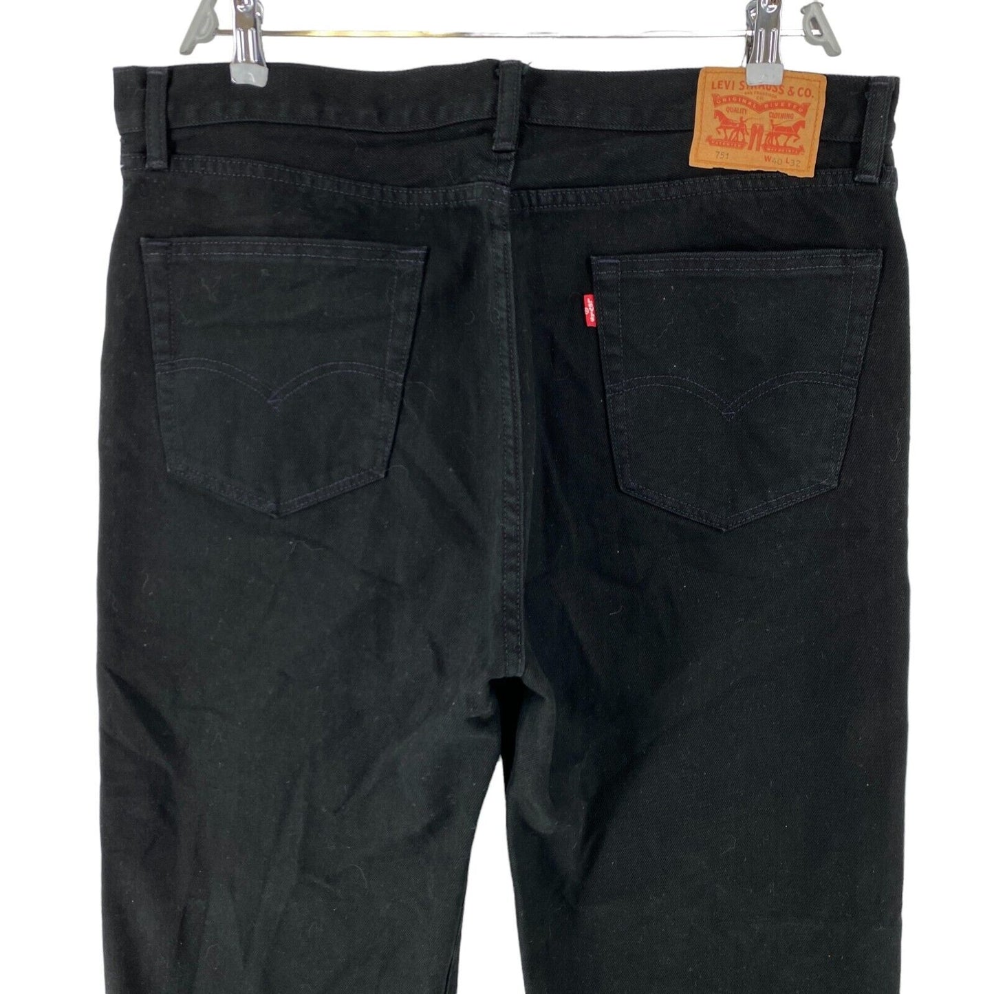 Levi's 751 Jean coupe droite régulière noir W40 L32