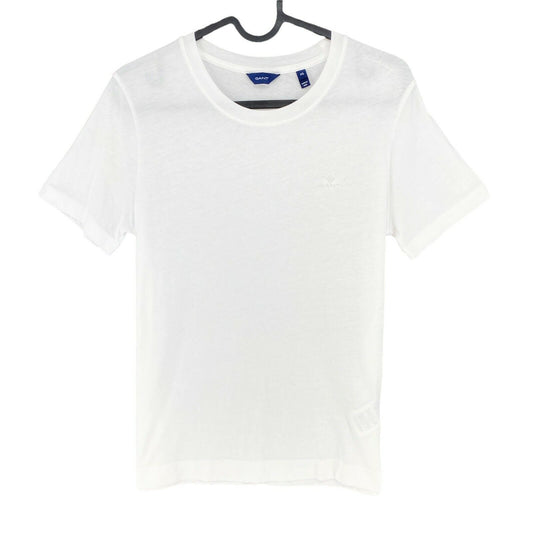 GANT White Crew Neck T Shirt Size XS