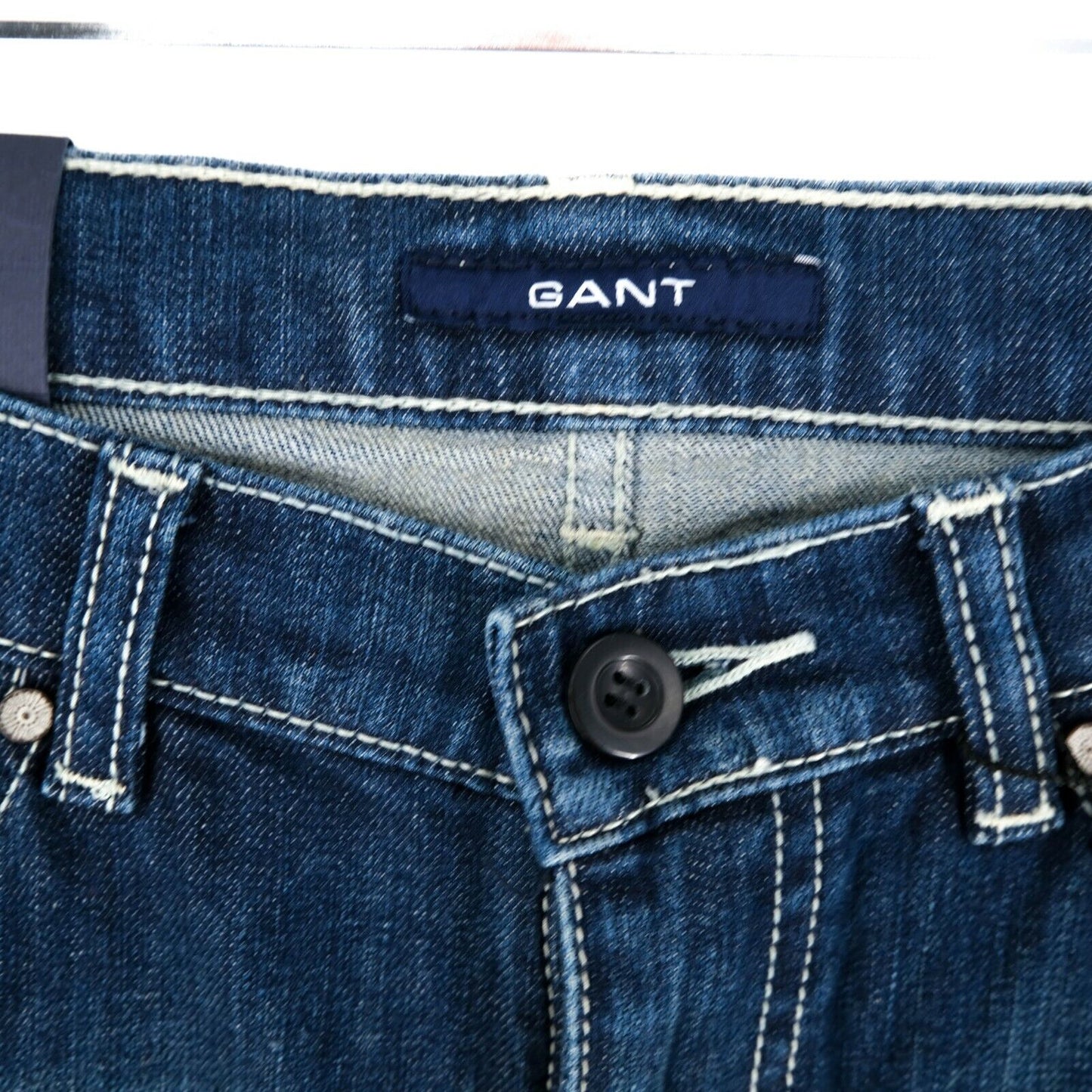 RRP €160 GANT Blue Soft Cropped Carol Denim Jeans Size 30