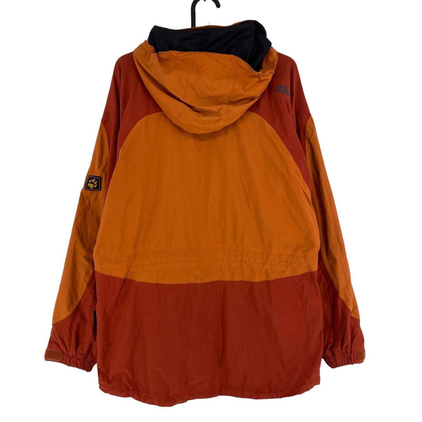 Jack Wolfskin Texapore Orange Hooded Jacket Coat Size M