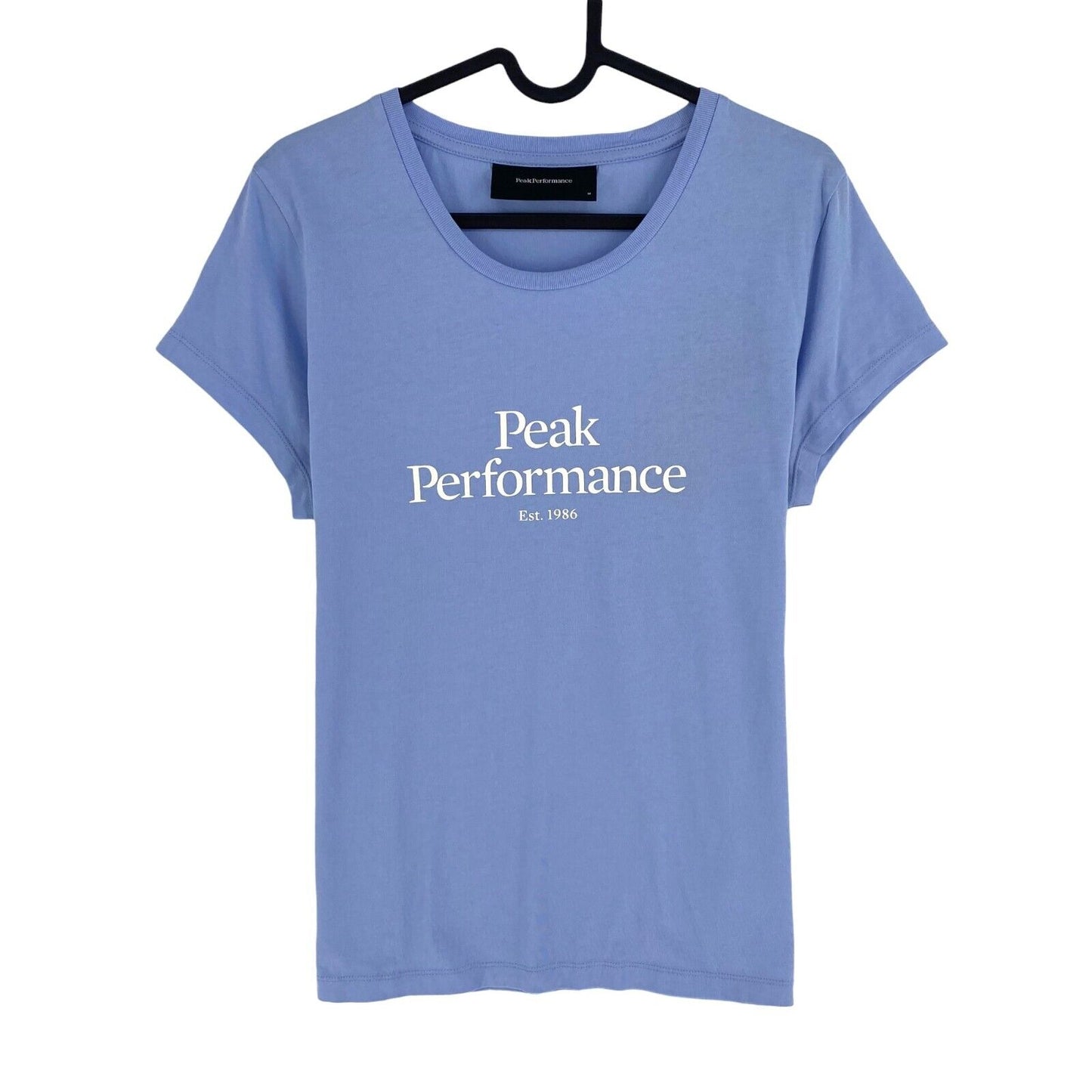 Peak Performance Women Blue Original Crew Neck Short Sleeves T Shirt Size M