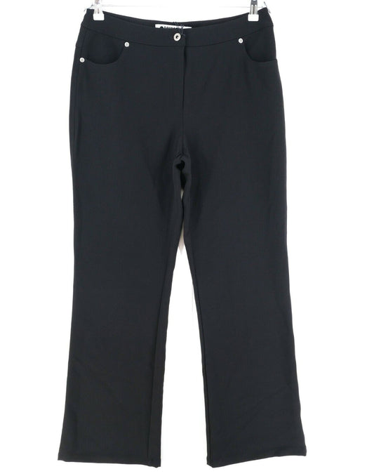 PERSONA Black Pants Trousers Size EU 38 UK 10 US 8