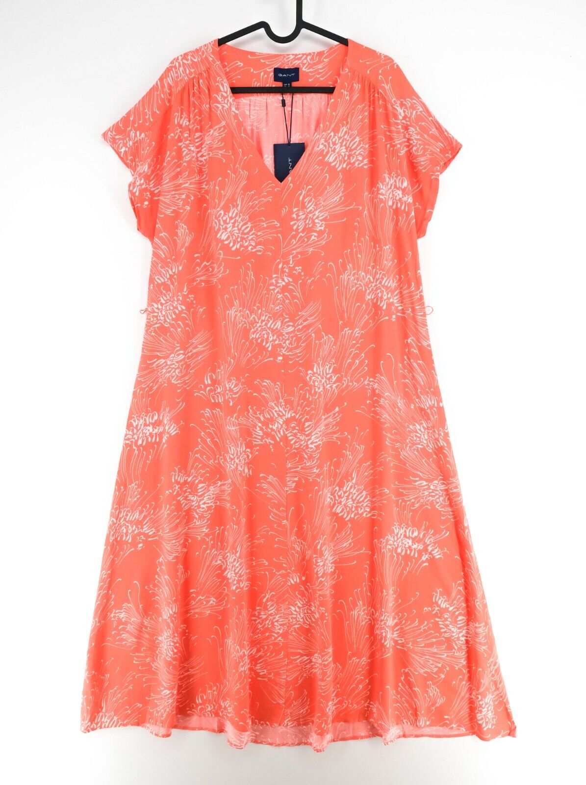 GANT Orange Printed Beach Dress Size EU 40 UK 14 US 10