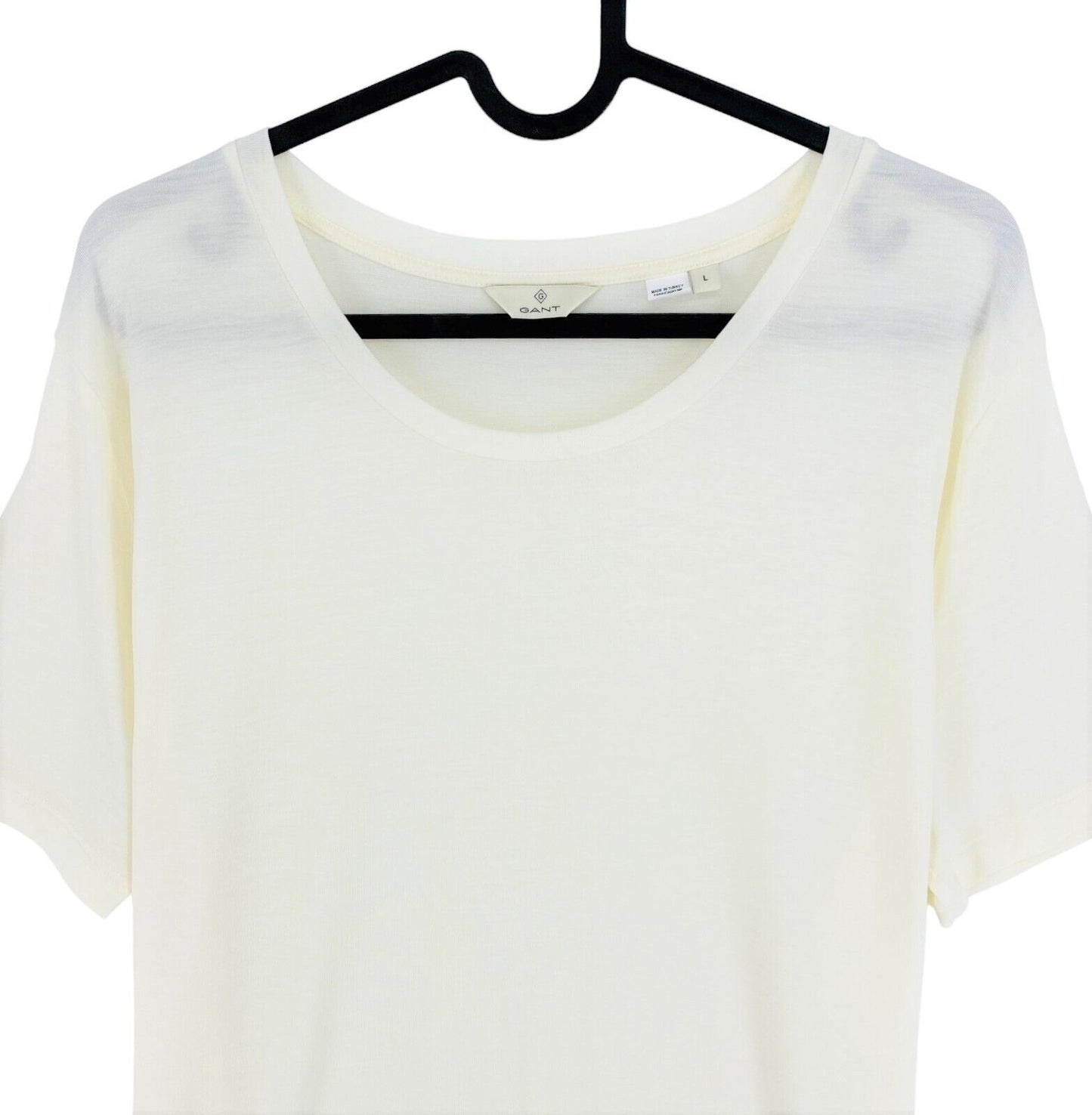 GANT T-shirt léger à col rond beige Taille L