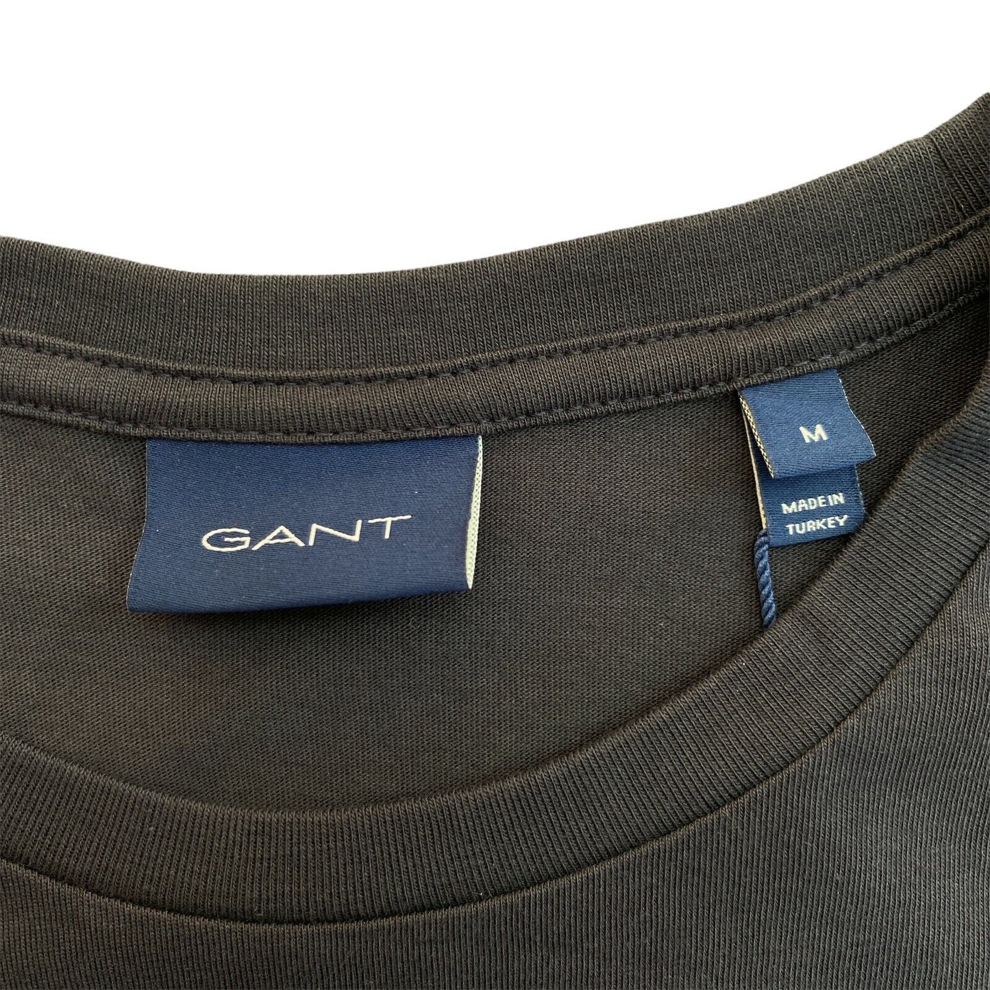 GANT T-shirt à col rond bleu marine Medium Shield taille M