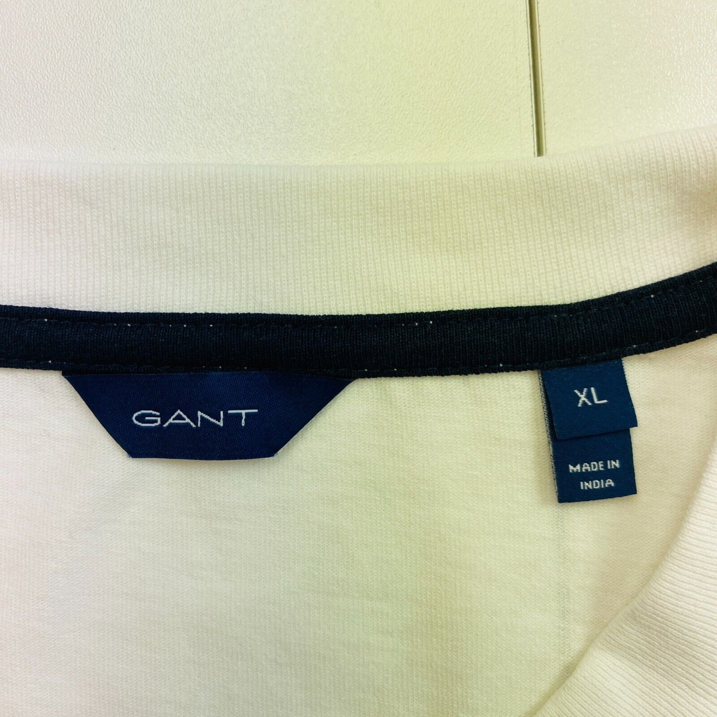 GANT White Retro Logo Short Sleeve T Shirt Dress Size XL