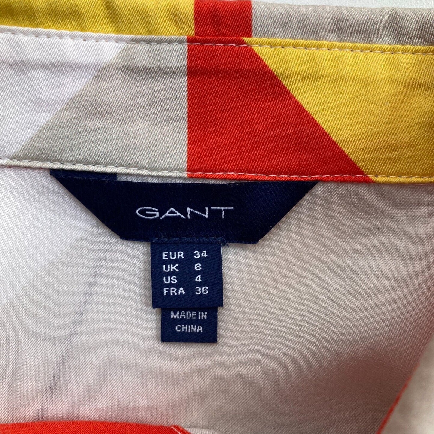 GANT Colored Icon G Shirt Size EU 34 UK 6 US 4