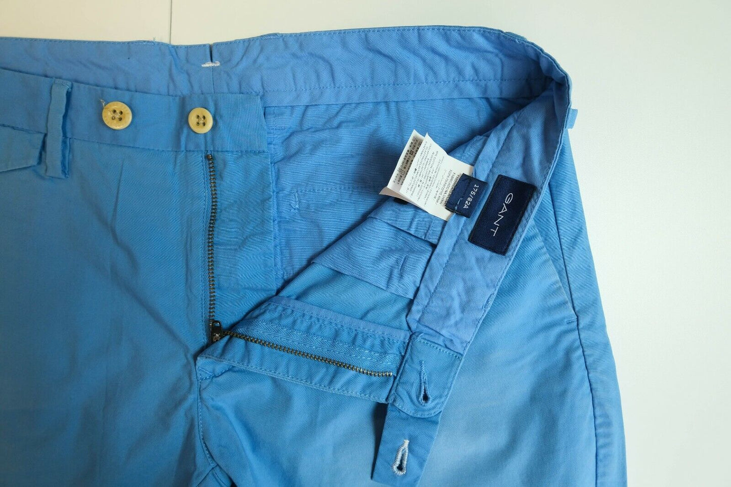 GANT Blue Slim Fit Chino Pants Trousers Size W31 L34