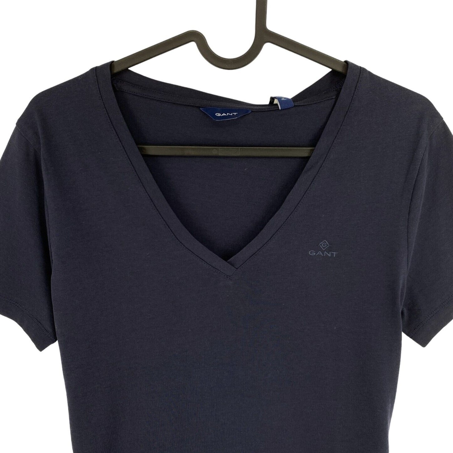 GANT Navy Blue Original V Neck SS T Shirt Size S