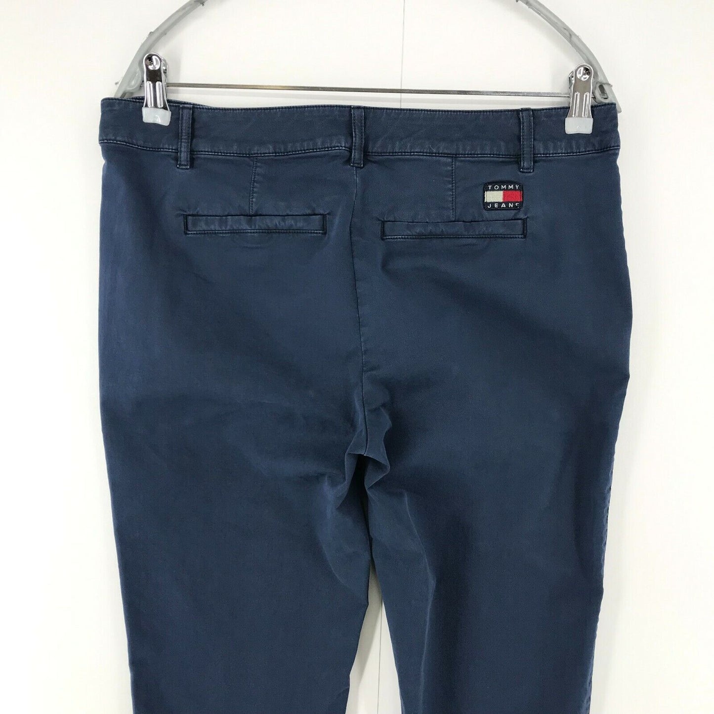 Tommy Hilfiger Pantalon chino coupe slim bleu foncé pour femme W33