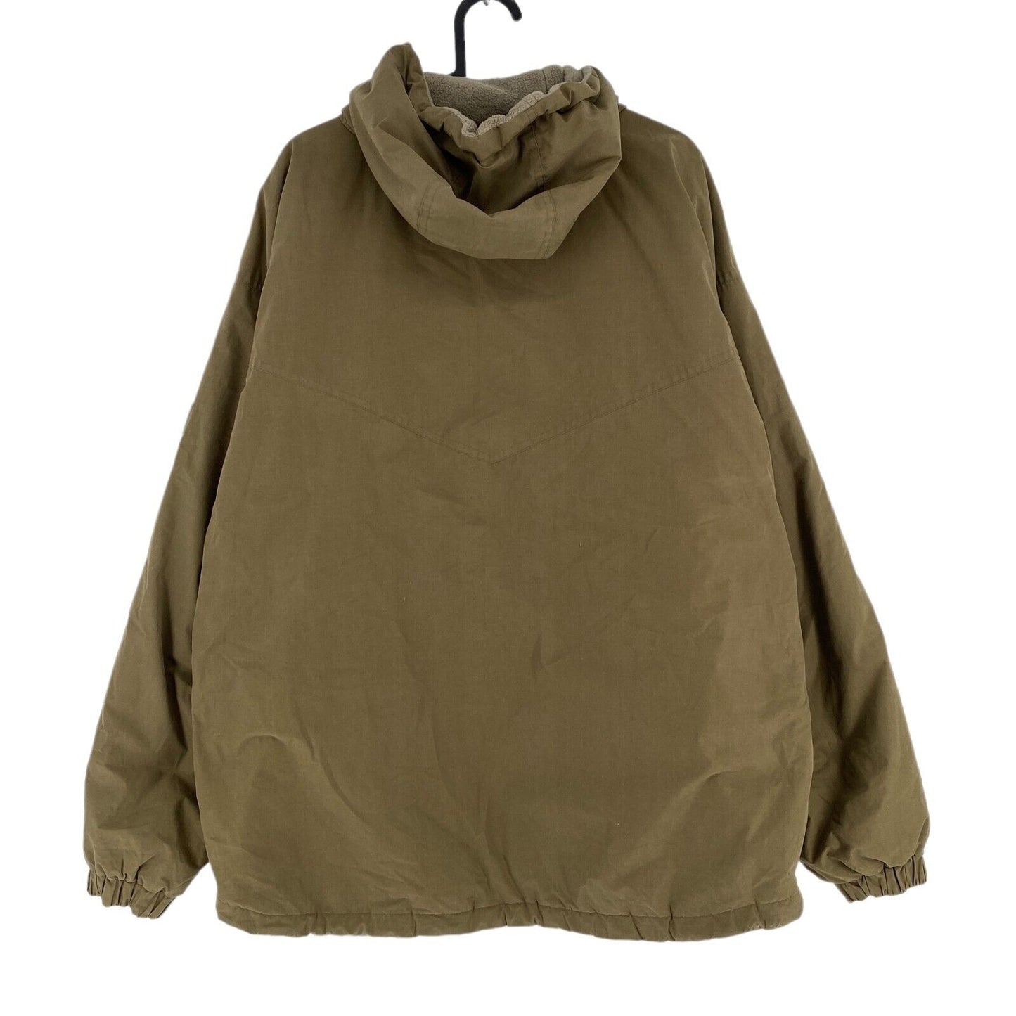 Jack Wolfskin Brown Cotton Blend Veste à capuche Manteau Taille L