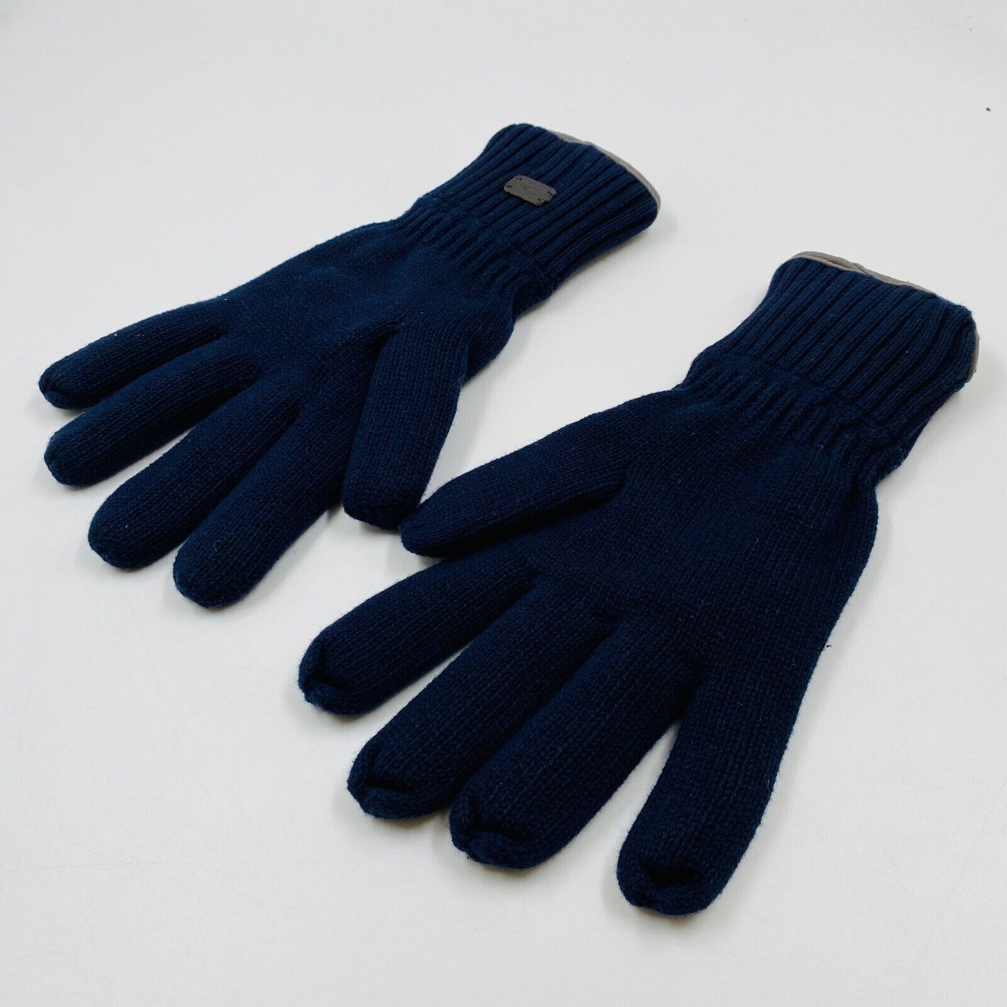 Camel Active Mens Dark Blue Cotton Insulated Warm Knit Gloves Size 2XL XXL