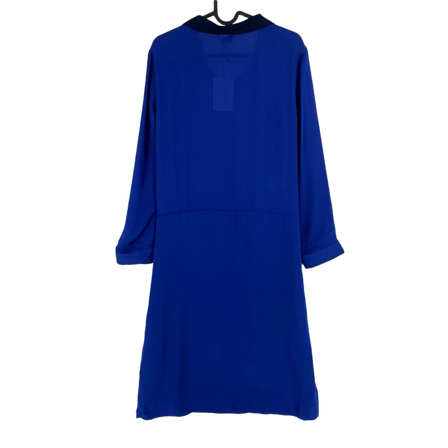 GANT Blue Pop Over Long Sleeves Shirt Dress Size EU 42 UK 16 US 12