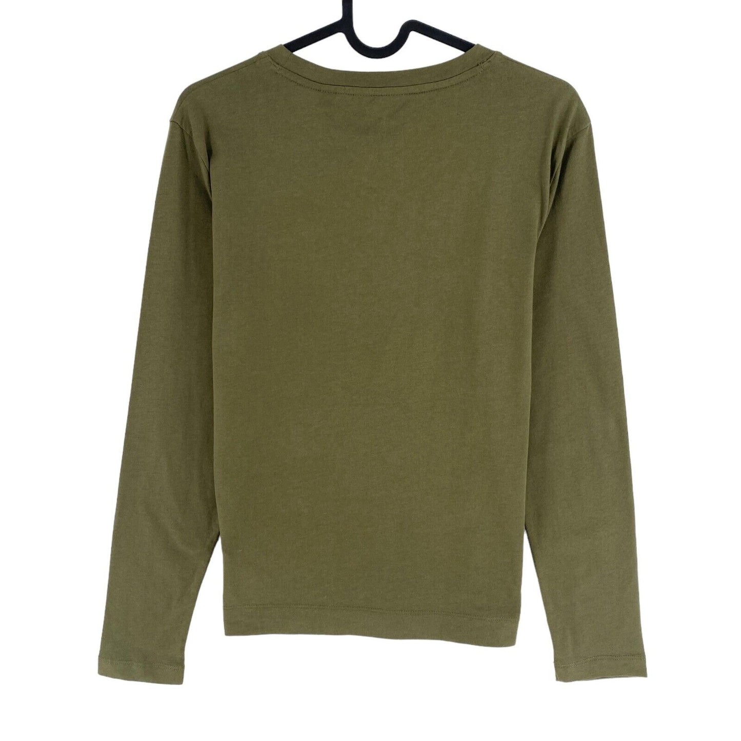 GANT Green Original Crew Neck Long Sleeves T Shirt Size S