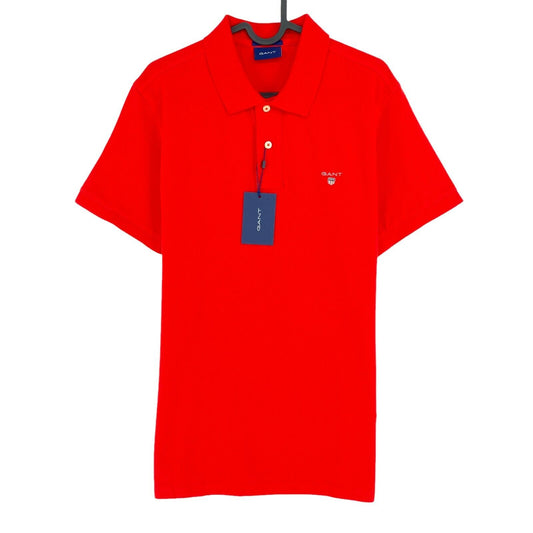 GANT Red Original Pique Rugger Polo Shirt Size M