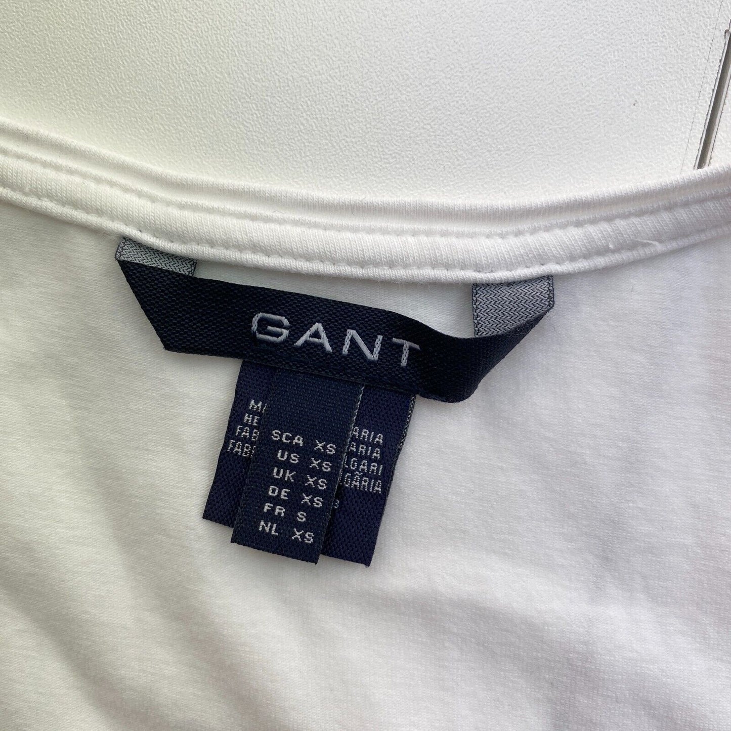 GANT T-shirt débardeur blanc à col rond Taille XS