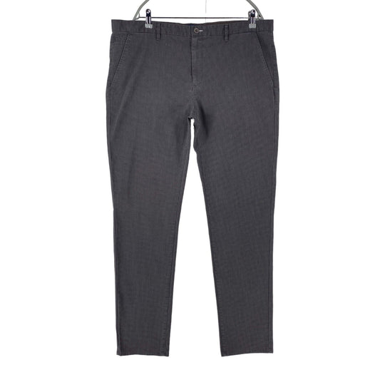 GANT MOLSEY Grey Stretch Extra Slim Fit Trousers W40 L34