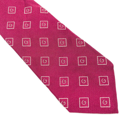 GANT Cherry Red 100% Silk Tie Made In Italy