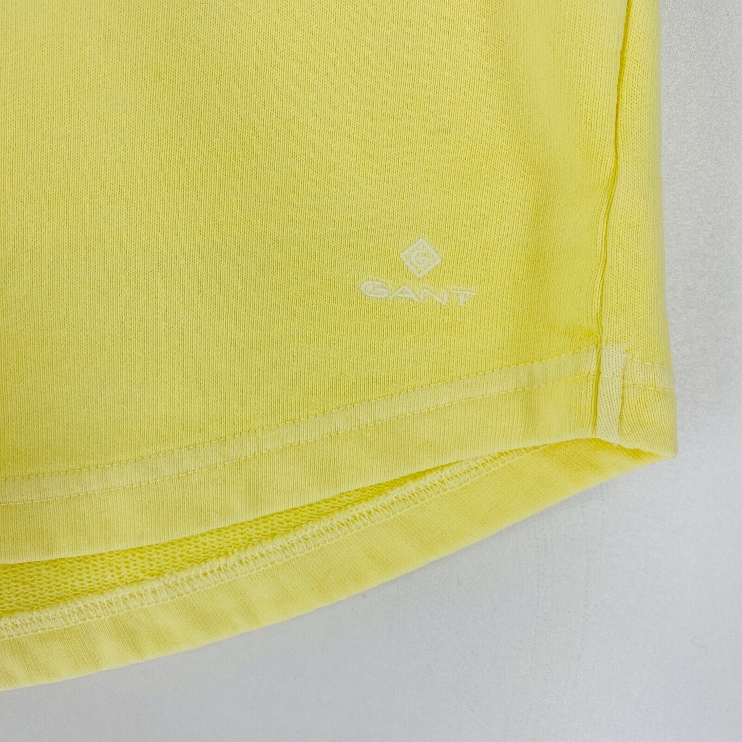 GANT Women Yellow Relaxed Fit Sweat Shorts Size XS